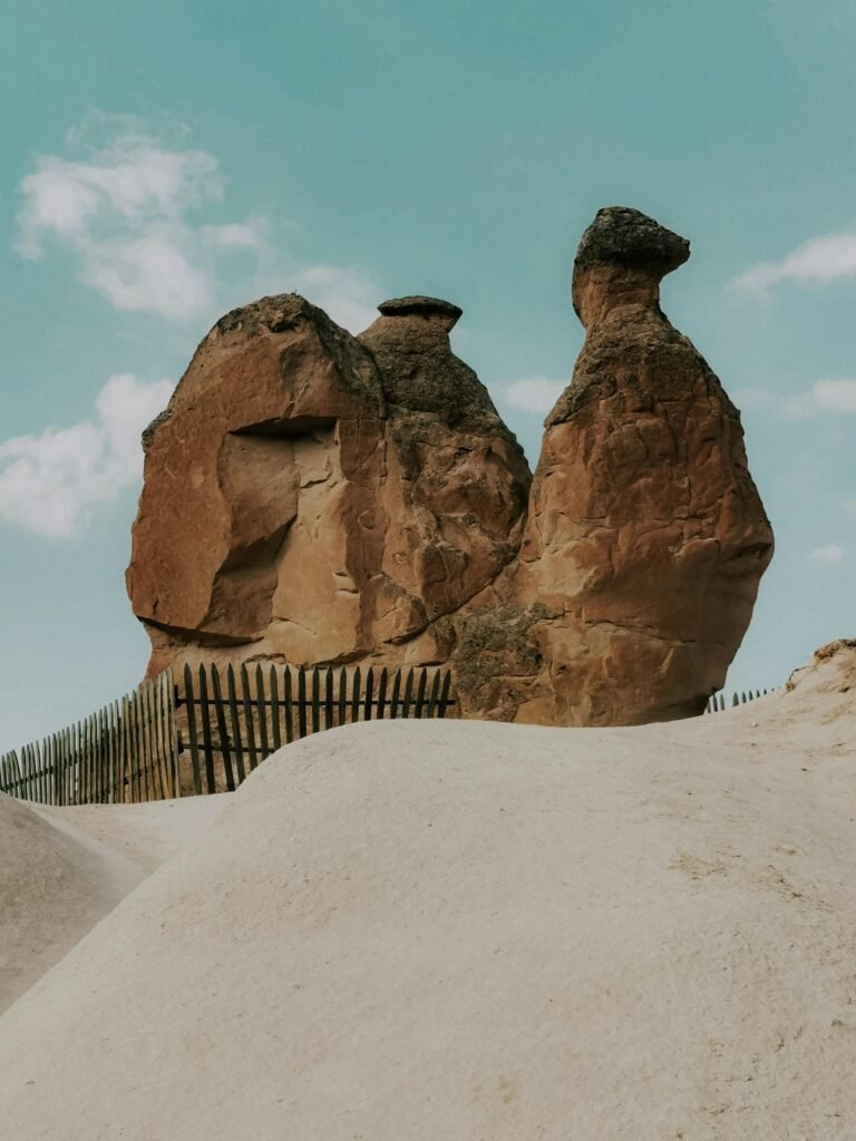 Explore the stunning rock formations in Devrent Valley, a unique tourist attraction in Turkey.